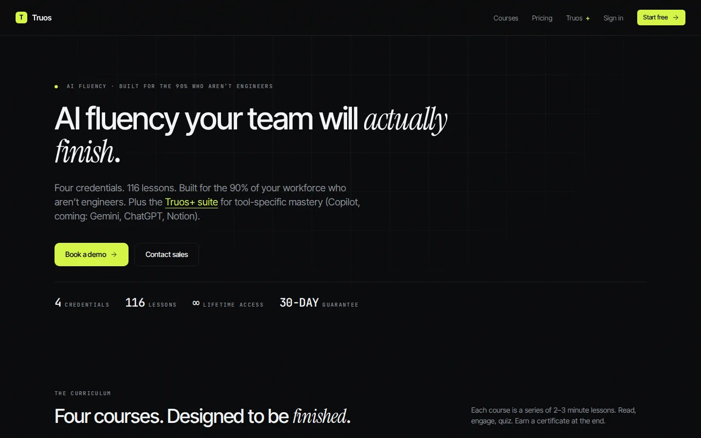 Truos platform